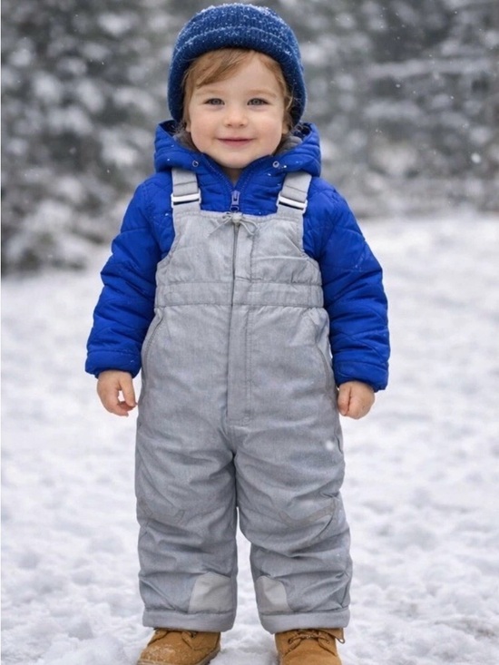Gerry Other - Gerry Toddler Snow Bibs 4T Gray Insulated Winter Ski Pants Adjustable